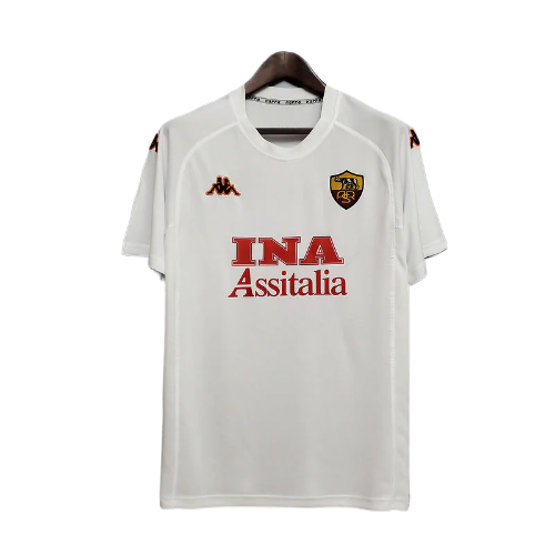 CAMISA RETRÔ ROMA BRANCA II - 2000/01