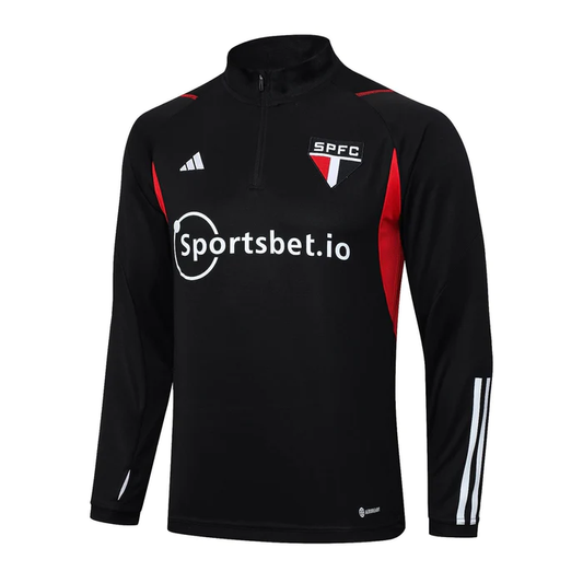 JAQUETA SÃO PAULO 2023/24 PRETA - TREINO