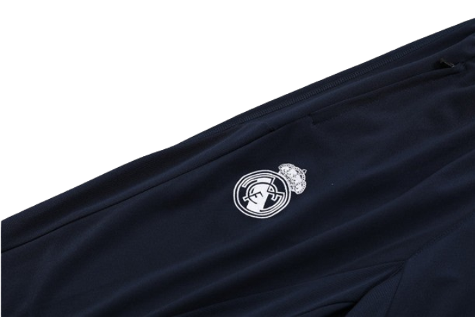 CONJUNTO TREINO REAL MADRID JAQUETA+CALÇA - BRANCO DEGRADÉ 2022/23