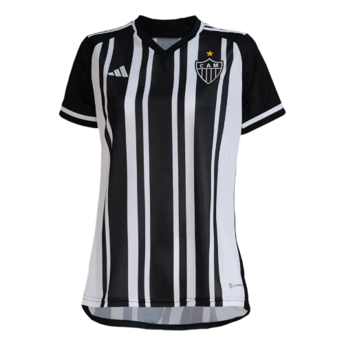 CAMISA FEMININA ATLÉTICO MINEIRO I 23/24 ADIDAS - PRETO E BRANCO