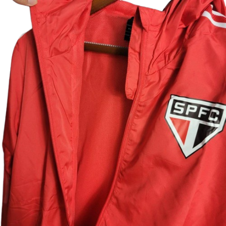 JAQUETA CORTA VENTO SÃO PAULO VERMELHA 2023/24