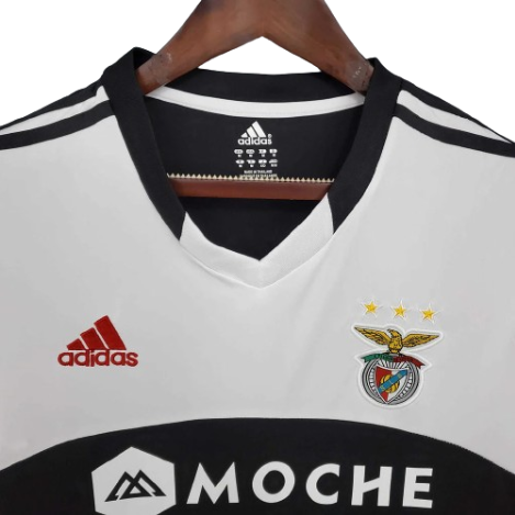 CAMISA BENFICA RETRÔ 2013/2014 PRETA E BRANCA