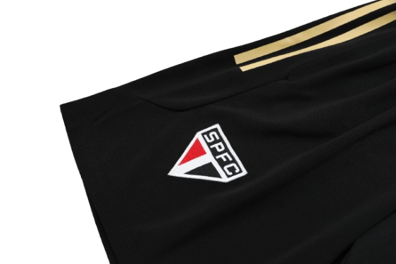 CONJUNTO TREINO SÃO PAULO CAMISA+SHORT - PRETO 2023/24