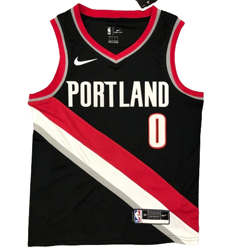 REGATA NBA PORTLAND TRAIL BLAZERS ICON EDITION DAMIAN LILLARD PRETA