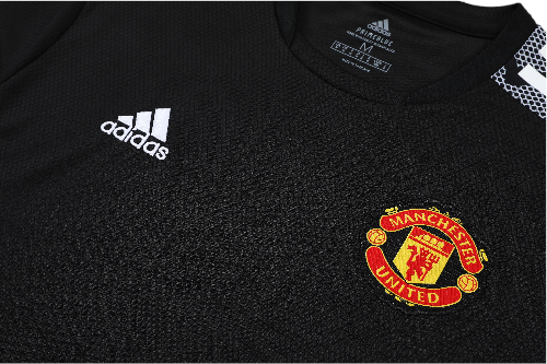 CONJUNTO TREINO MANCHESTER UNITED CAMISA+SHORT - PRETO 2023/24