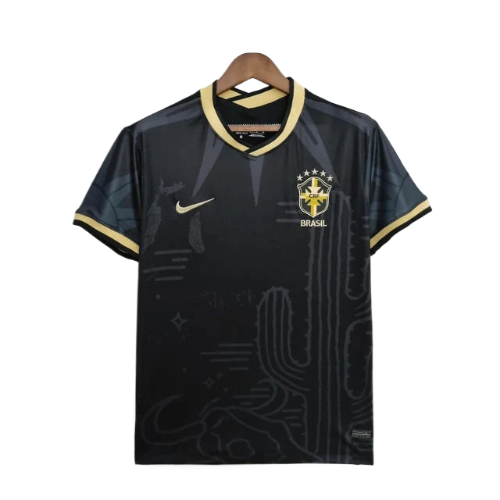 CAMISA SELEÇÃO BRASIL FOURTH 2022 - PRETO - CONCEITO NORDESTE