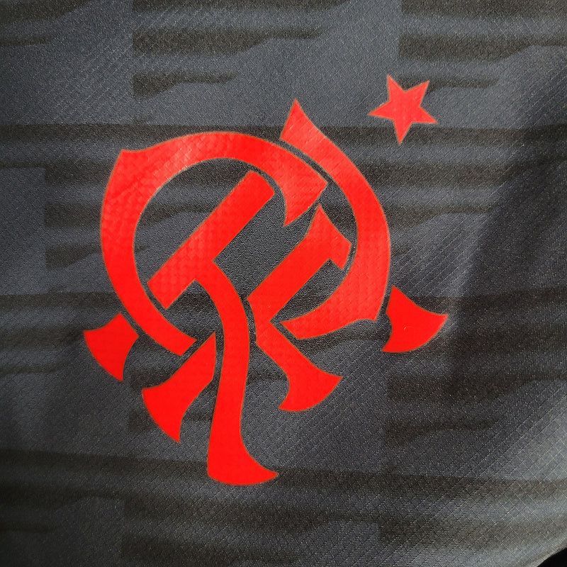 JAQUETA CORTA VENTO FLAMENGO PRETO E VERMELHO