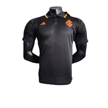 POLO INTERNACIONAL PRETO/LARANJA - 2023/24