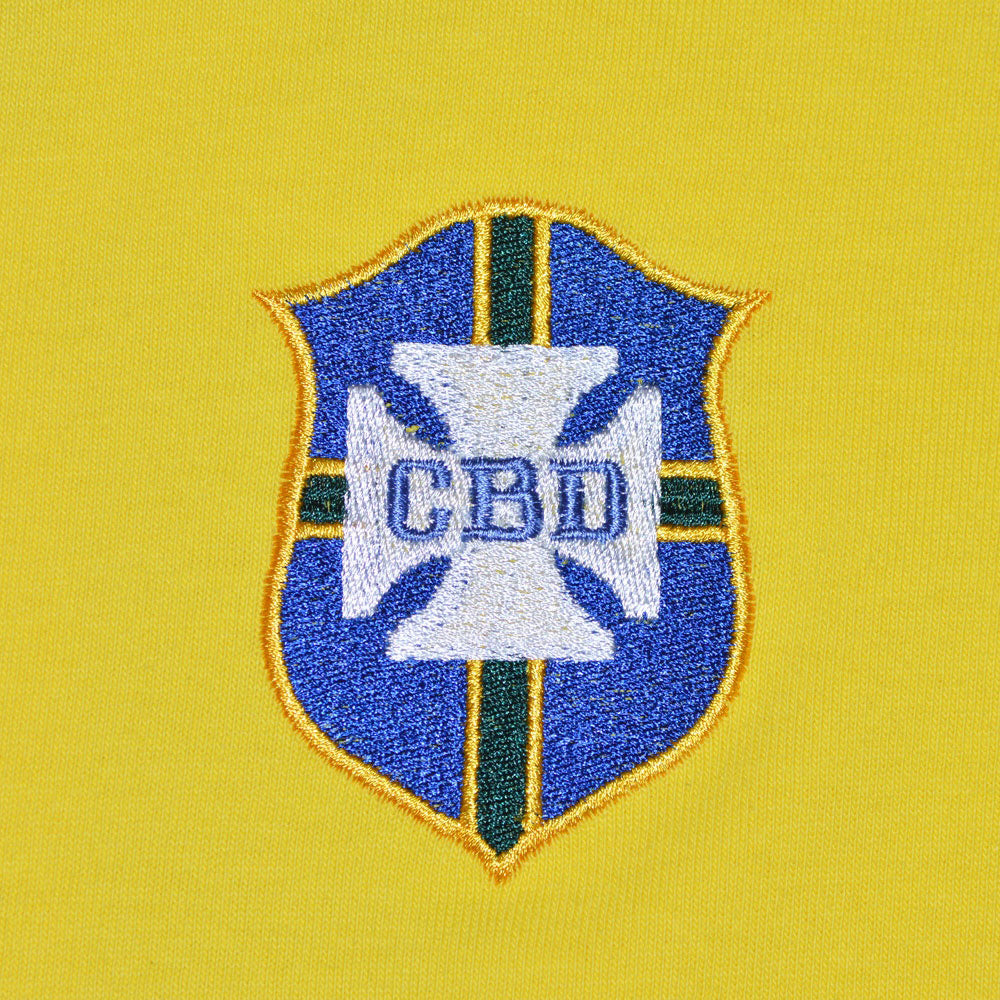 CAMISA VERSÃO RETRÔ BRASIL 1970/71 PELÉ