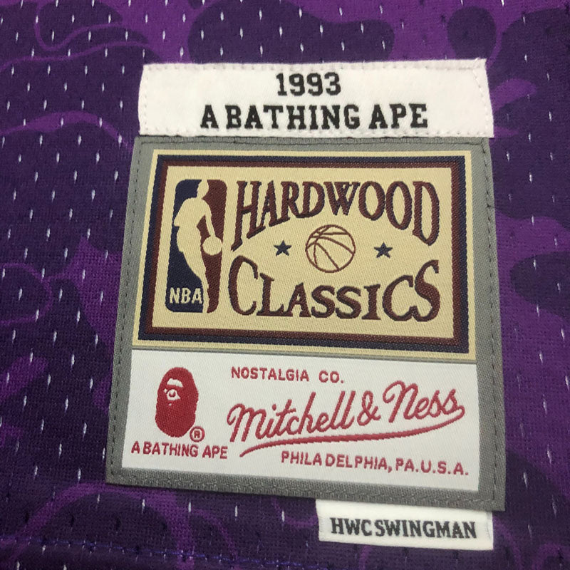 REGATA NBA BAPE X LAKERS MITCHELL & NESS ROXA