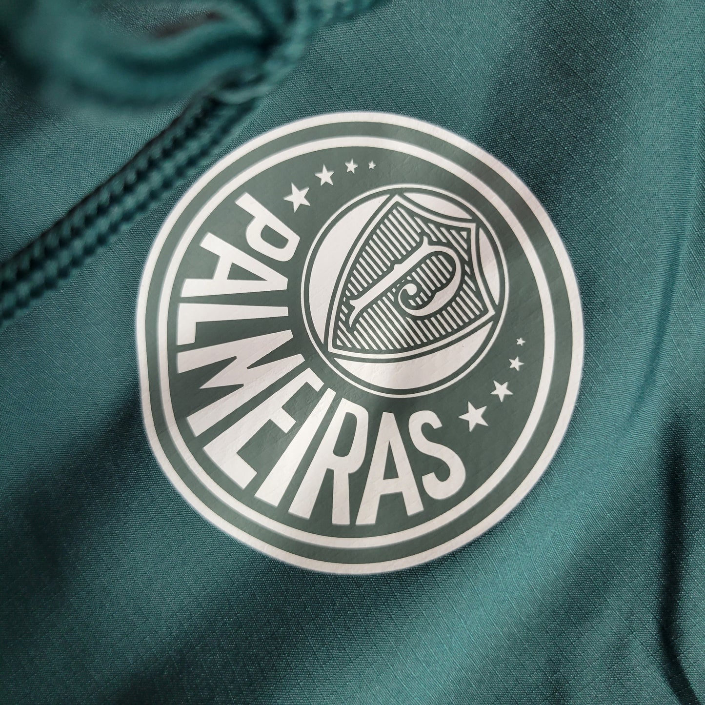 JAQUETA CORTA VENTO PALMEIRAS  VERDE/BRANCO - 23/24