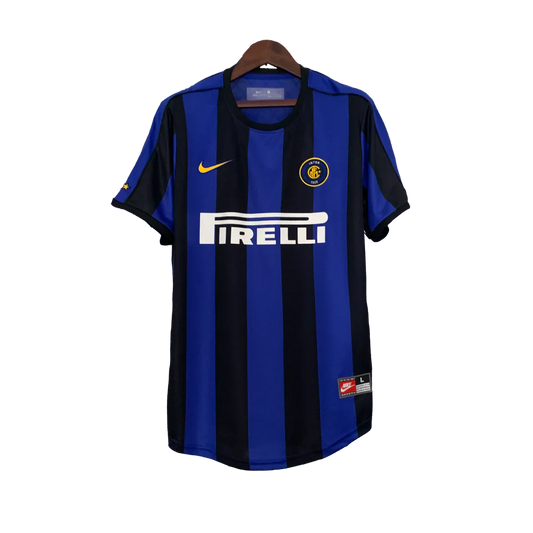 CAMISA INTER DE MILÃO VERSÃO RETRÔ 1999/00