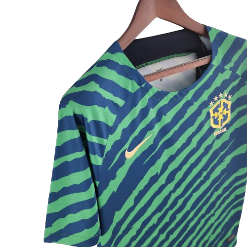 CAMISA SELEÇÃO BRASIL 2022 - VERDE E AZUL - EDIÇÃO ESPECIAL