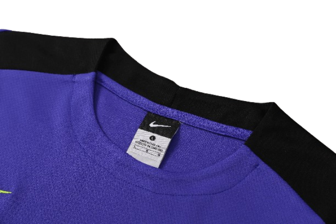 CONJUNTO TREINO BARCELONA CAMISA+SHORT - ROXO 2023/24