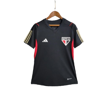 CAMISA FEMININA SÃO PAULO TREINO PRETA - 23/24