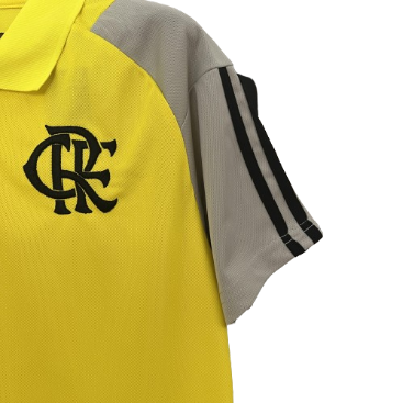 POLO FLAMENGO COMISSÃO TECNICA AMARELA