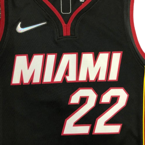 REGATA NBA MIAMI HEAT ICON EDIÇÃO 75 ANOS JIMMY BUTLER PRETA