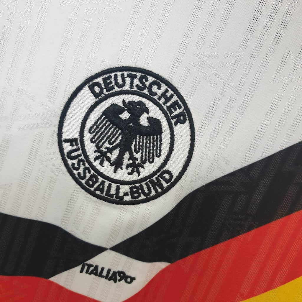 CAMISA SELEÇÃO ALEMANHA RETRÔ 1990 BRANCA