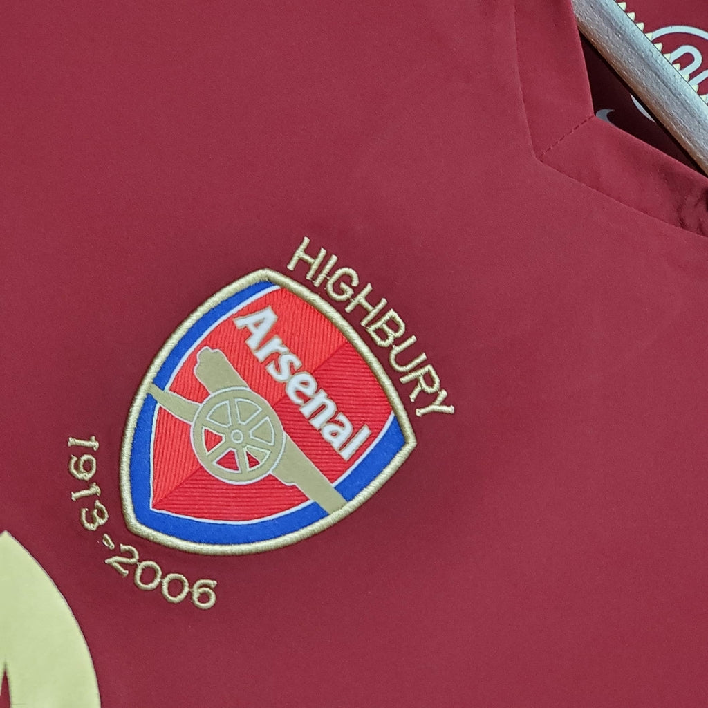 CAMISA ARSENAL RETRÔ VINHO - 2005/2006
