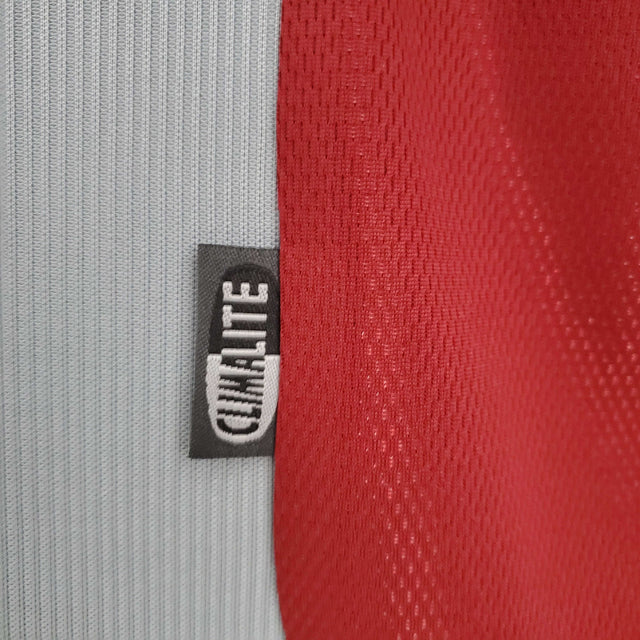 CAMISA BAYERN DE MUNIQUE RETRÔ 1998/1999 VERMELHA E CINZA
