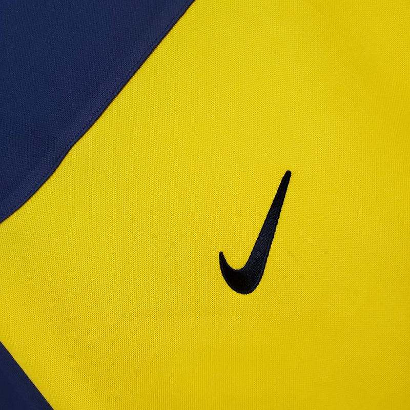 CAMISA BOCA JUNIORS RETRÔ 1999 AZUL E AMARELA
