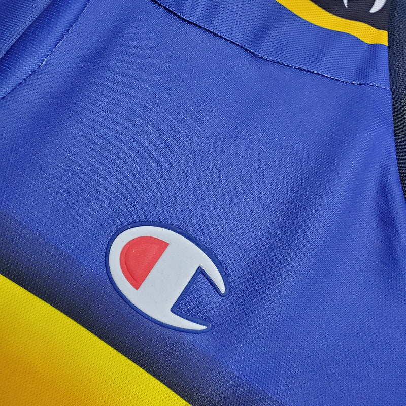 CAMISA PARMA RETRÔ 2001/2002 AZUL E AMARELA
