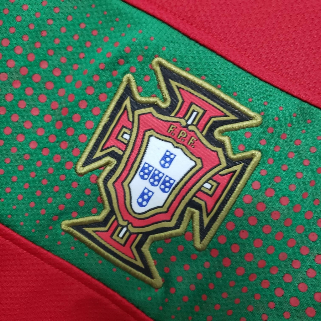 CAMISA PORTUGAL RETRÔ I - 2010 VERMELHA E VERDE