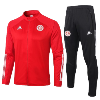 CONJUNTO TREINO INTERNACIONAL JAQUETA+CALÇA - VERMELHO/PRETO 2023/24