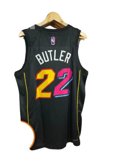 REGATA NBA MIAMI HEAT CITY EDIÇÃO 75 ANOS JIMMY BUTLER PRETA