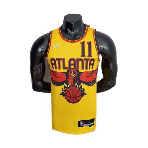 REGATA ATLANTA HAWKS 75TH ANNIVERSARY MASCULINA - AMARELA