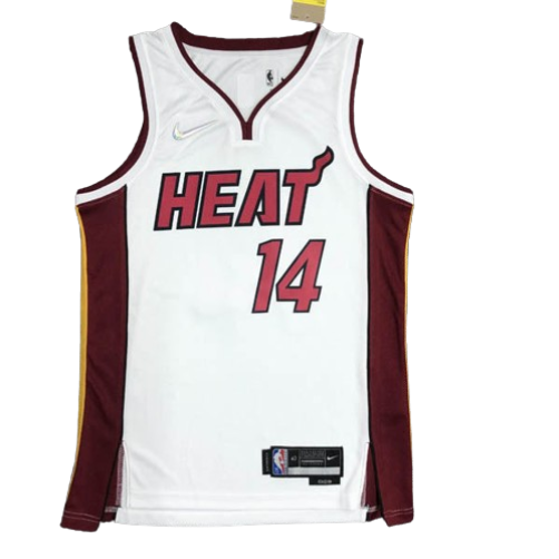 REGATA NBA MIAMI HEAT ASSOCIATION EDIÇÃO 75 ANOS TYLER HERRO BRANCA