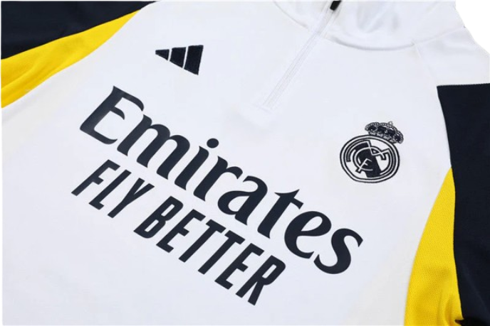 CONJUNTO TREINO REAL MADRID JAQUETA+CALÇA - BRANCO 2022/23