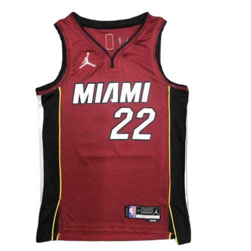 REGATA NBA MIAMI HEAT STATEMENT EDIÇÃO 75 ANOS JIMMY BUTLER VERMELHA