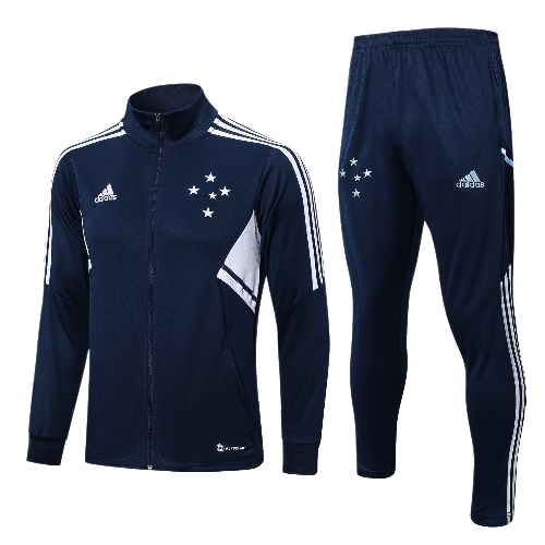 CONJUNTO TREINO CRUZEIRO JAQUETA+CALÇA - AZUL 2023/24