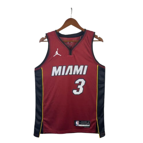 REGATA NBA MIAMI HEAT STATEMENT EDITION DWAYNE WADE VERMELHA