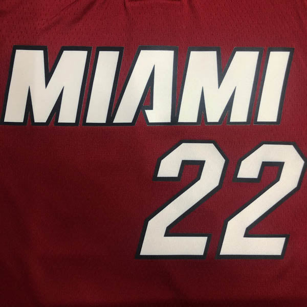 REGATA NBA MIAMI HEAT STATEMENT EDIÇÃO 75 ANOS JIMMY BUTLER VERMELHA