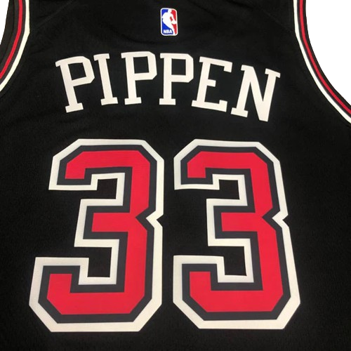 REGATA NBA CHICAGO BULLS SCOTTIE PIPPEN PRETA