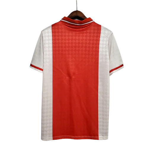 CAMISA AJAX RETRÔ 1990/91 VERMELHA E BRANCA