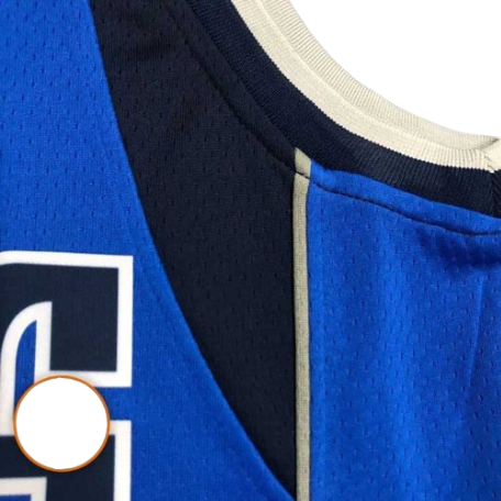 REGATA NBA DALLAS MAVERICKS ICON EDIÇÃO 75 ANOS LUKA DONCIC AZUL
