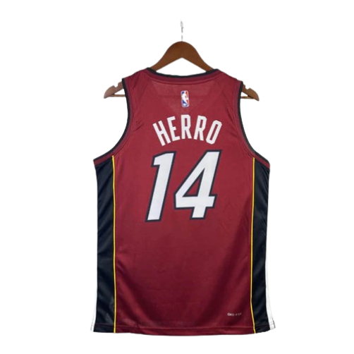 REGATA NBA MIAMI HEAT STATEMENT EDITION 23/24 TYLER HERRO VERMELHA