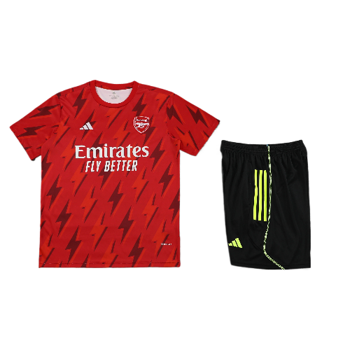CONJUNTO TREINO ARSENAL CAMISA+SHORT - VERMELHO 2023/24