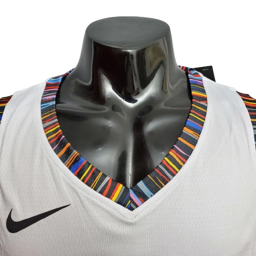 REGATA BROOKLYN NETS MASCULINA - BRANCA
