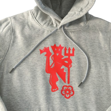 MOLETOM MANCHESTER UNITED BRANCO 2024/25