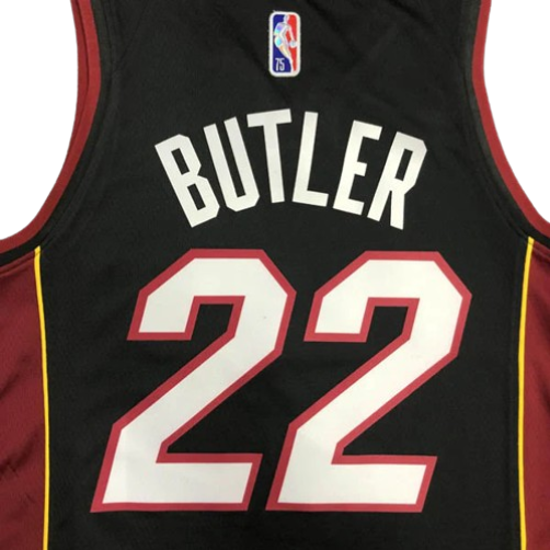 REGATA NBA MIAMI HEAT ICON EDIÇÃO 75 ANOS JIMMY BUTLER PRETA