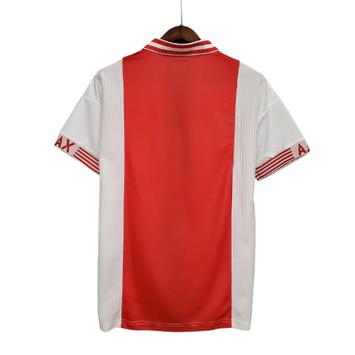 CAMISA AJAX RETRÔ 1997/1998 VERMELHA E BRANCA