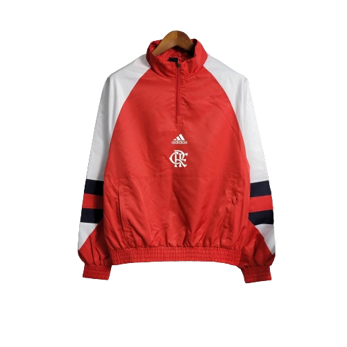 JAQUETA FLAMENGO VERMELHA COM DETALHES BRANCO