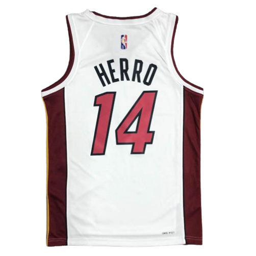 REGATA NBA MIAMI HEAT ASSOCIATION EDIÇÃO 75 ANOS TYLER HERRO BRANCA