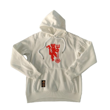 MOLETOM MANCHESTER UNITED BRANCO 2024/25