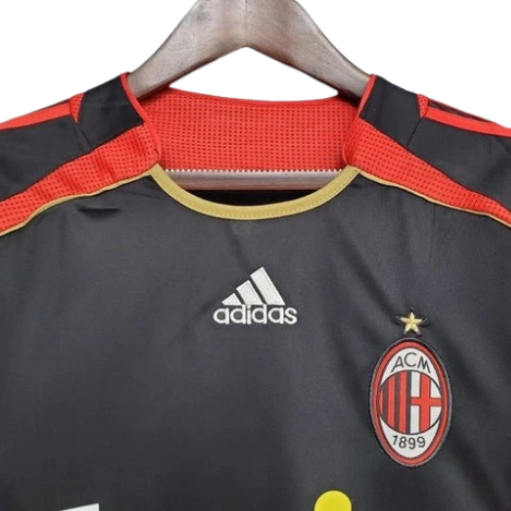 CAMISA VERSÃO RETRÔ MILAN II 2006/07 PRETO