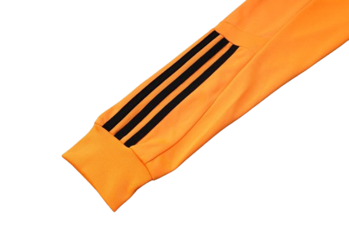 CONJUNTO TREINO INTERNACIONAL COM ZIP JAQUETA+CALÇA - LARANJA 2023/24